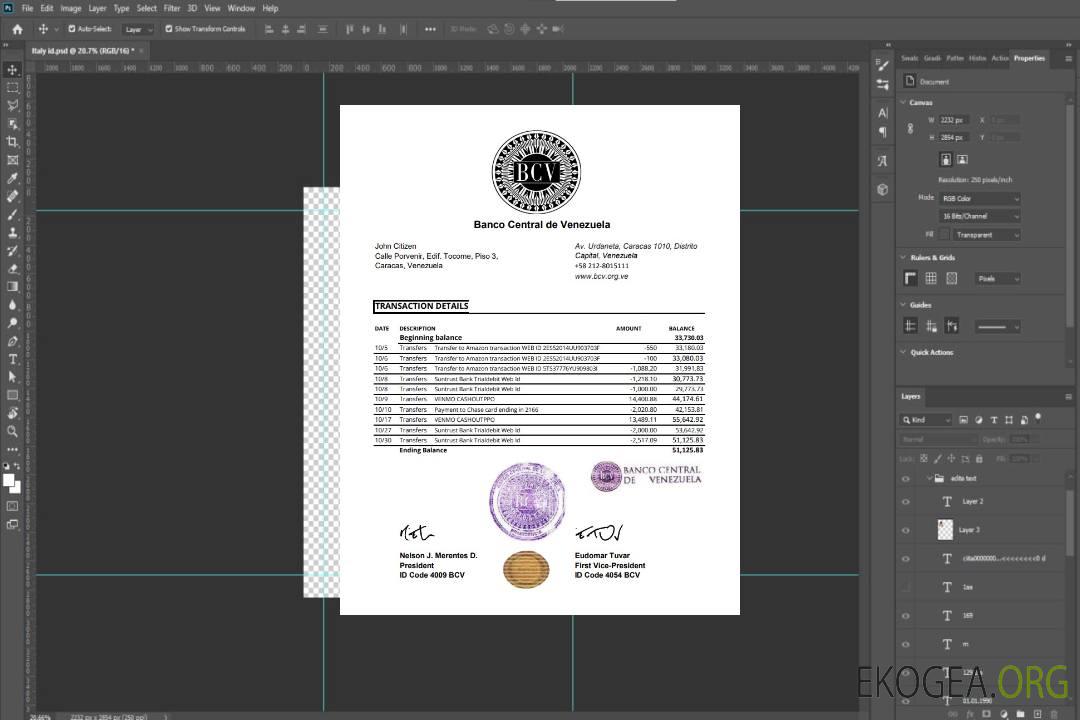 Venezuela Banco Central de Venezuela excel pdf template